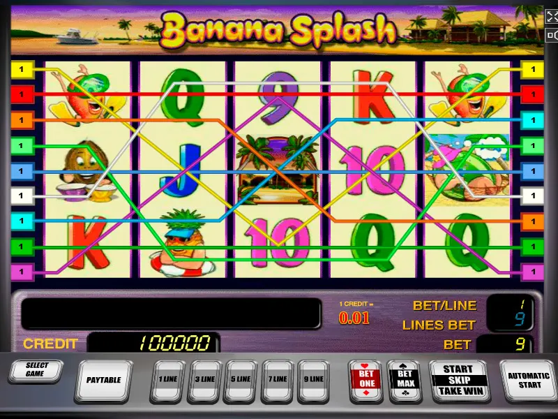 игровой автомат banana splash обзор